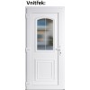 Vchodov plastov dvere Soft 3D 302 biele 98x198 cm, av (Obr. 0)