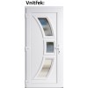Vchodov plastov dvere Soft 3D 5901 biele 98x198 cm, av (Obr. 0)