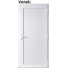 Lacn vchodov dvere plastov Soft WDS Pln biele 98x198 cm, prav, otvranie VON (Obr. 1)