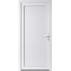 Lacn vchodov dvere plastov Soft WDS Pln biele 100x210 cm, prav (Obr. 1)