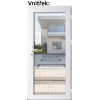 Lacn vchodov dvere plastov Soft WDS 3/3 sklo re biele 100x210 cm, prav (Obr. 0)