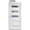 Vchodov plastov dvere Soft 6300 biele 88x198 cm, av, otvranie VON (Obr. 0)