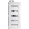 Vchodov plastov dvere Soft 6300 biele 88x198 cm, av, otvranie VON (Obr. 1)