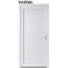 Lacn vchodov dvere plastov Soft WDS Pln biele 100x210 cm, prav, otvranie VON (Obr. 0)