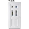 Plastov vchodov dvere Soft Becca biele 100x210 cm, prav, otvranie VON (Obr. 0)