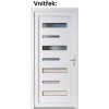 Vchodov plastov dvere Soft 6100 biele 100x210 cm, prav, otvranie VON (Obr. 0)