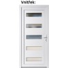 Vchodov plastov dvere Soft 6300 biele 100x210 cm, prav, otvranie VON (Obr. 0)
