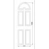Vchodové plastové dvere Soft Naomi (Obr. 0)