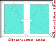 Okna OS+OS SOFT rka 120 a 125cm x vka 110-125cm