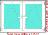 Okna OS+OS SOFT rka 160 a 165cm x vka 130-145cm