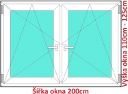Okna OS+OS SOFT rka 200cm x vka 110-125cm