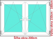 Okna OS+OS SOFT rka 200cm x vka 150-160cm