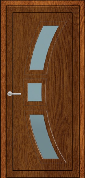 Jednokrídlové dvere Soft 3D Vchodové plastové dvere Soft Alex