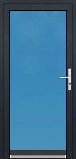Jednokrídlové Vchodové plastové dvere Soft 3/3 sklo