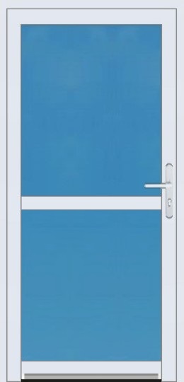 Expresná výroba Plastové vchodové dvere Aluplast 3/3 sklo s priečkou