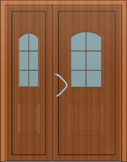 Dvojkrídlové vchodové dvere plastové Soft Debora