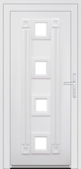 Jednokrídlové Vchodové dvere plastové Soft Stella
