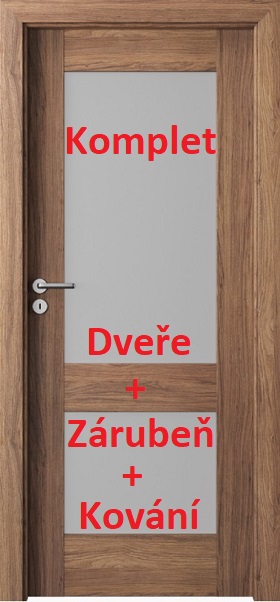 interirov dvere Lacn Interirov dvere VERTE Premium C.2 - komplet dvere + zruba + kovanie