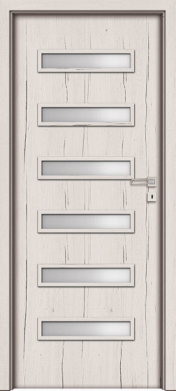 Levné Interiérové dveře INVADO Virgo 1 - komplet dveře+zárubeň + kování