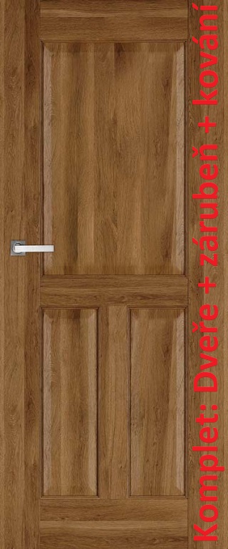 interiérové dvere Lacné Interiérové dvere DRE Nestor 1 - komplet dvere + zárubňa + kovanie