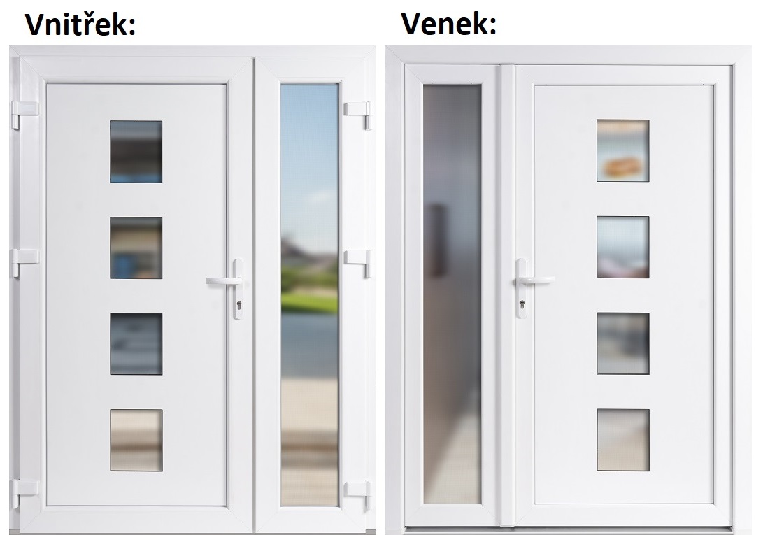 Dvojkrdlov vchodov dvere plastov Soft 010+Sklo Nisip, Biela/Biela, 130x200 cm, av
Kliknutm zobrazte detail obrzku.
