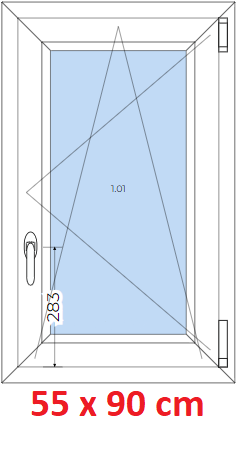 Plastov okno 55x90 cm, otevrav a sklopn, Soft
Kliknutm zobrazte detail obrzku.