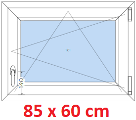 Plastov okno 80x60 cm, otevrav a sklopn, Soft
Kliknutm zobrazte detail obrzku.