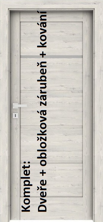 interirov dvere Lacn Interirov dvere VERTE Home G.1 - komplet dvere + zruba + kovanie
