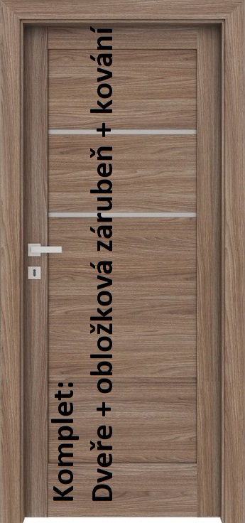 Lacn Interirov dvere VERTE Home G.2 - komplet dvere + zruba + kovanie